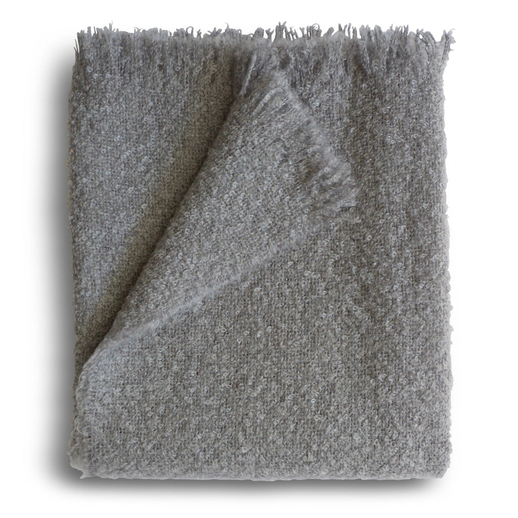 Mohair Bouclé Throws