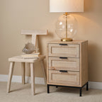 Luka 3 Drawer Side Table