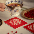 Dalia Coasters - Palestinian Red