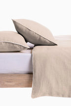 Linen Delight Lace Duvet Cover with Pillowcases