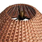 Medici Table Lamp, Brown Rattan Shade