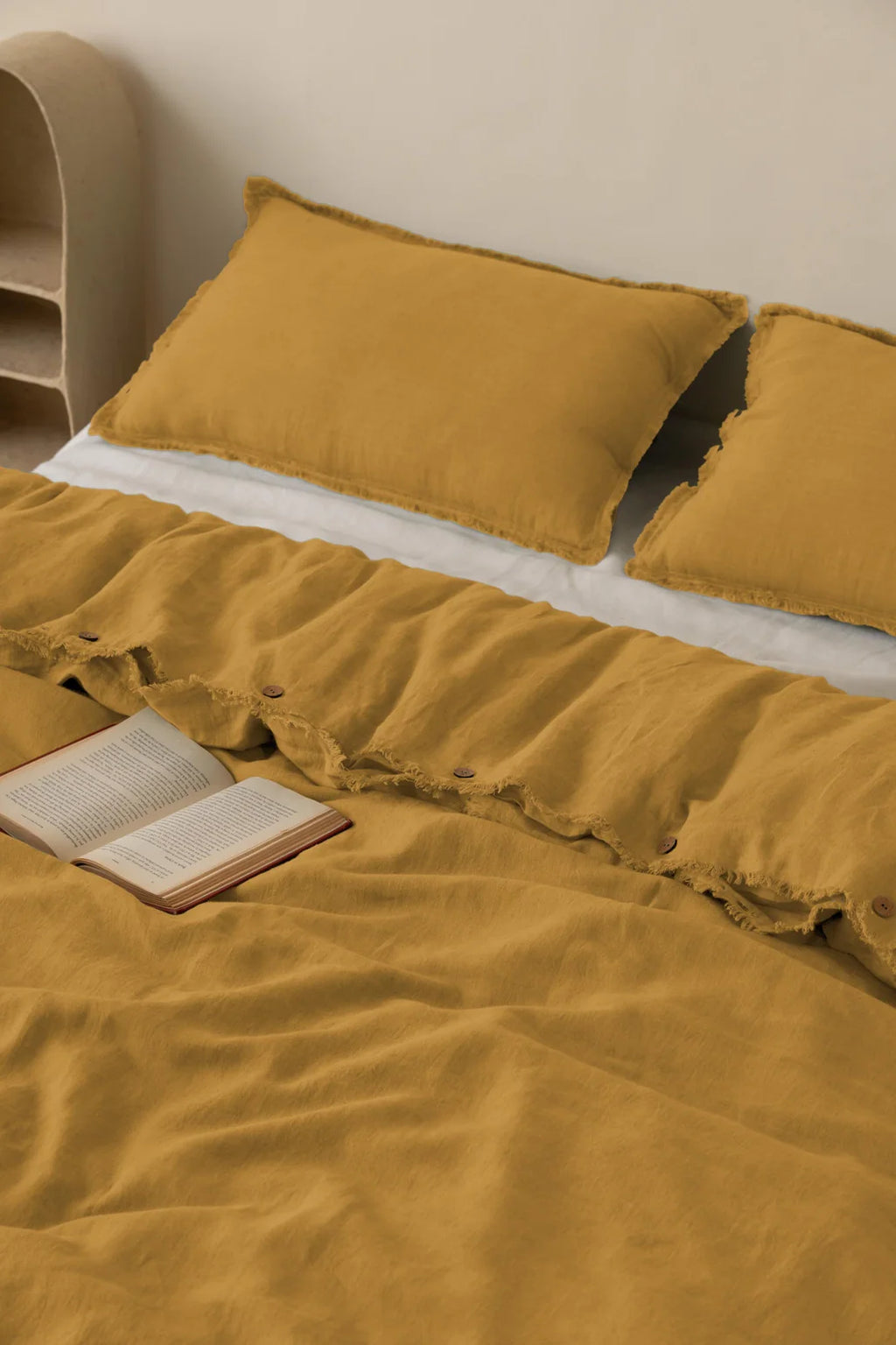 Linen Fringe Me Good Duvet Cover