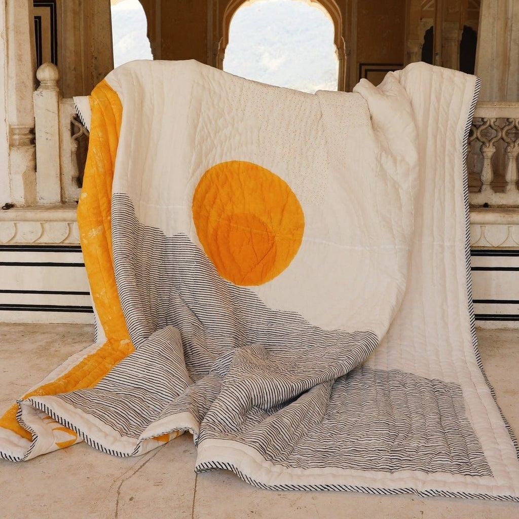 New Moon Quilt Reverse