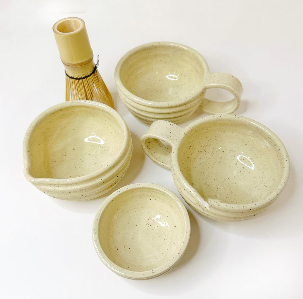 Hunny Matcha Bowl and Mini Bowl