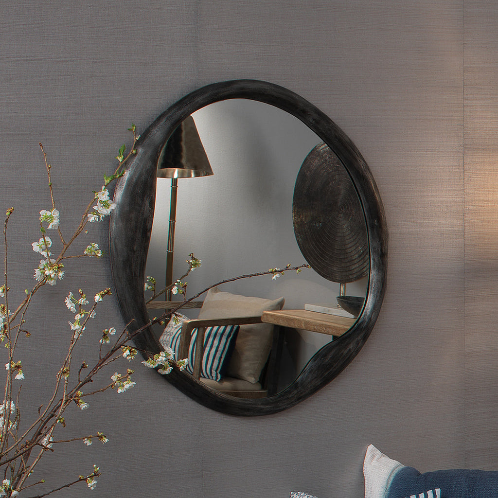 Organic Round Mirror