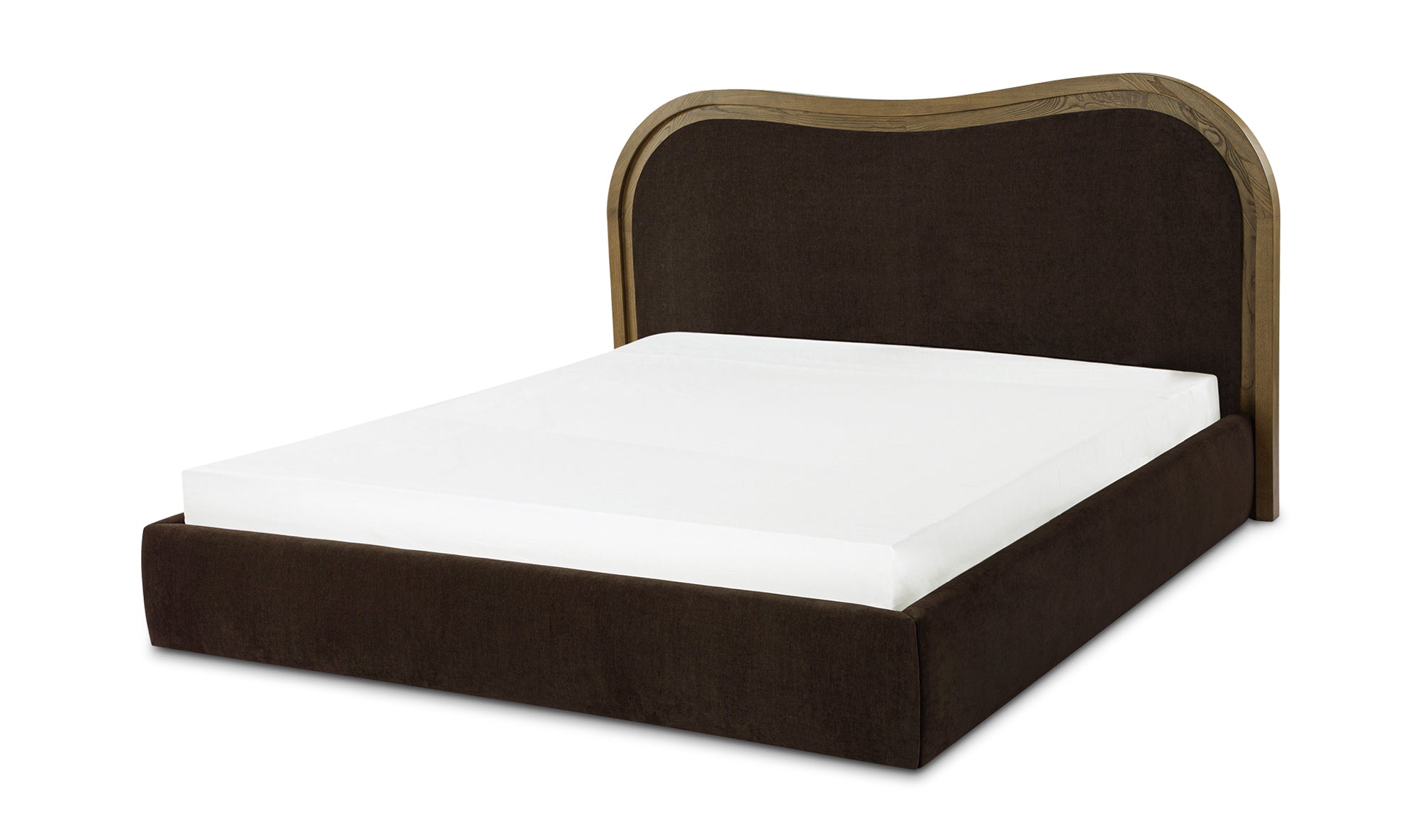 Olivia Bed, Warm Brown