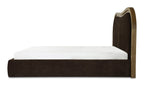 Olivia Bed, Warm Brown