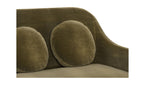 Kira Sofa Dark Green Faux Mohair
