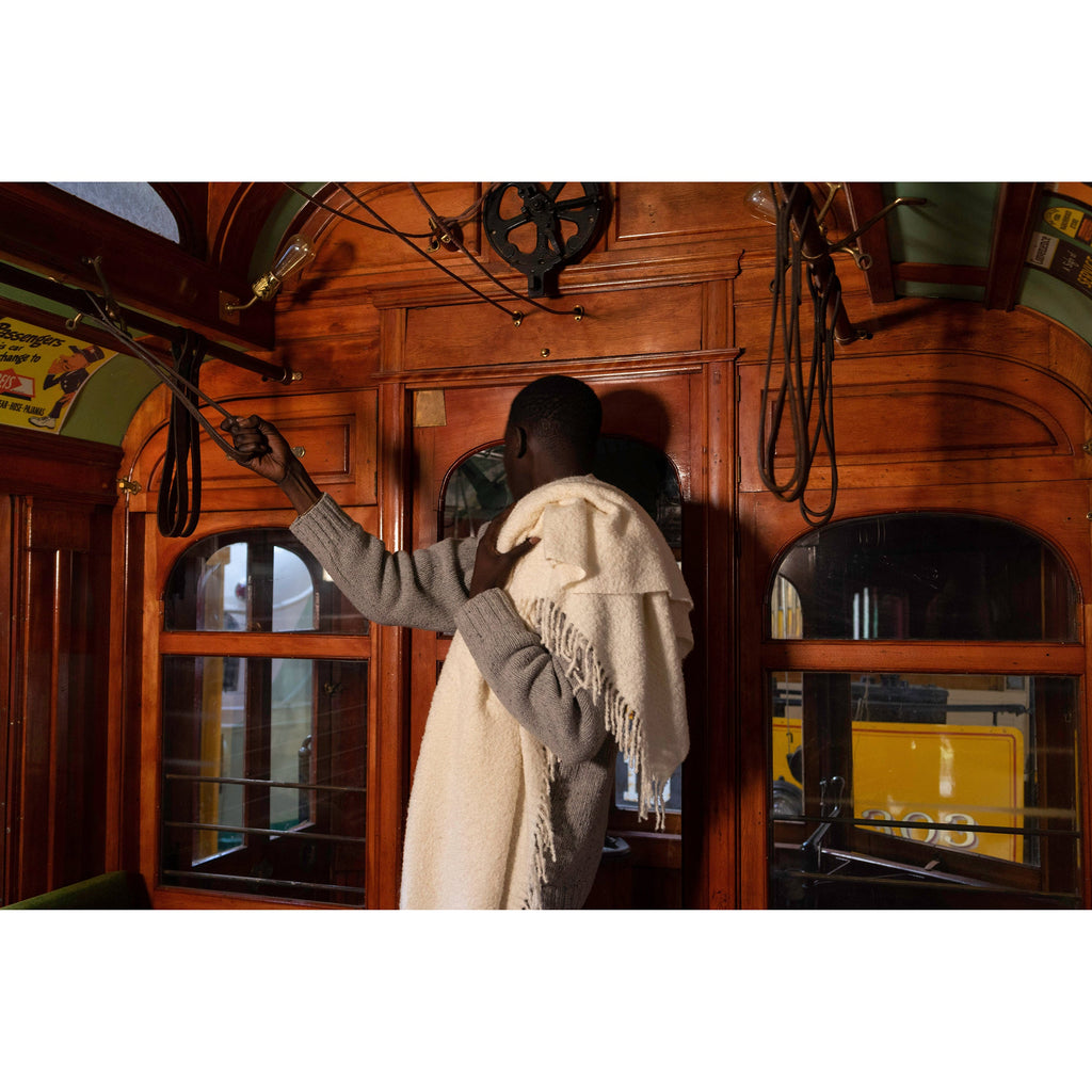 Mohair Bouclé Throws