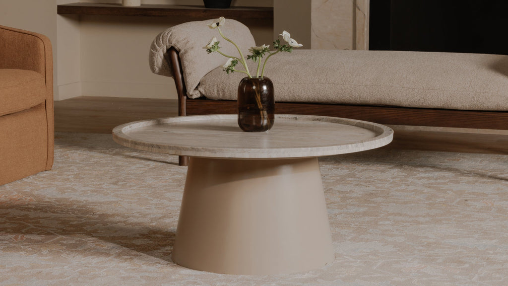 Kristina Coffee Table White Marble