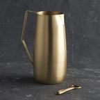 Artisan Brass Pitcher