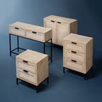 Luka 3 Drawer Side Table