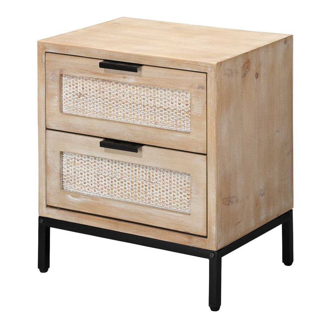 Luka 2 Drawer Side Table
