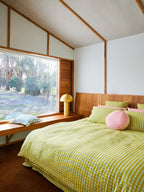 Citrus Seersucker Duvet Cover