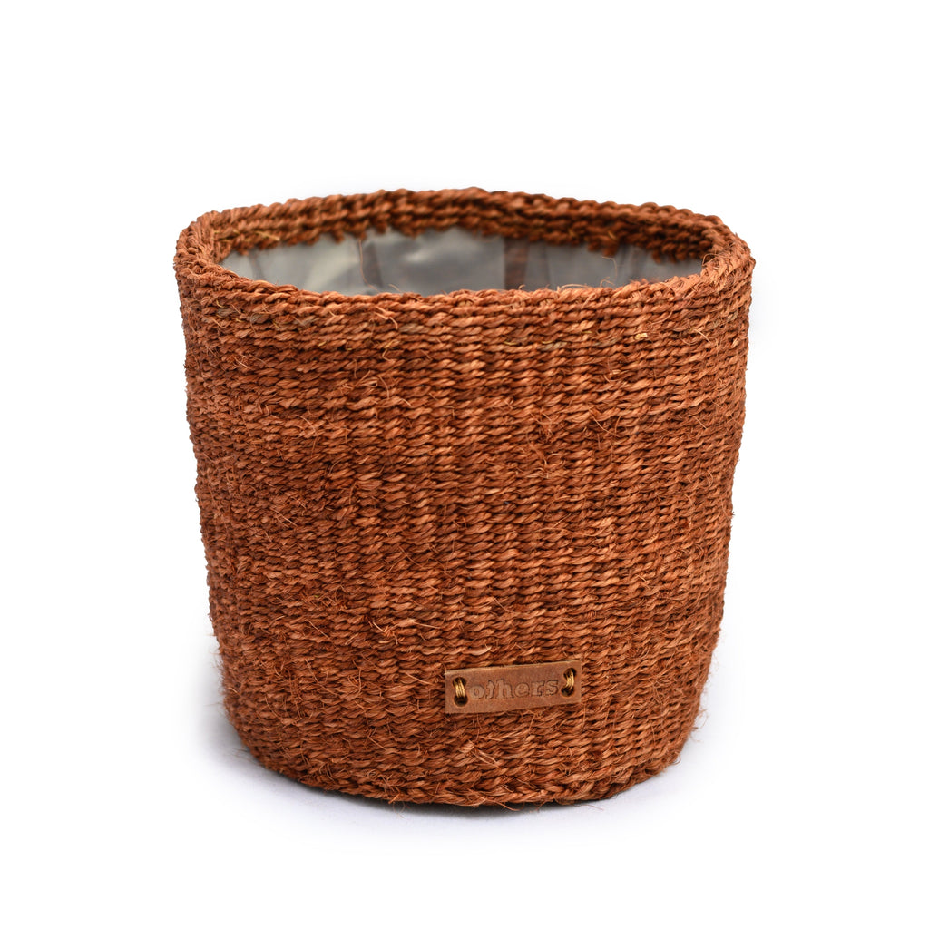 Others Brown and Red Flower Pot