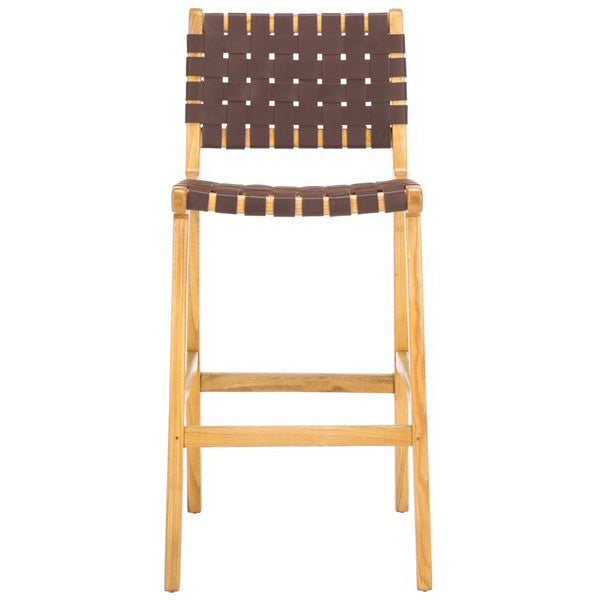 Nate Leather Barstool