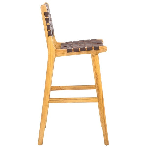 Nate Leather Barstool