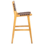 Nate Leather Barstool