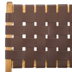 Nodo Leather Counter Stool