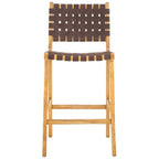 Nodo Leather Counter Stool