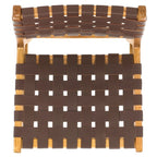 Nodo Leather Counter Stool