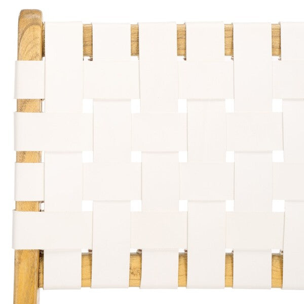 Nodo Leather Counter Stool