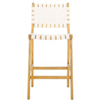 Nodo Leather Counter Stool