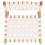 Nodo Leather Counter Stool