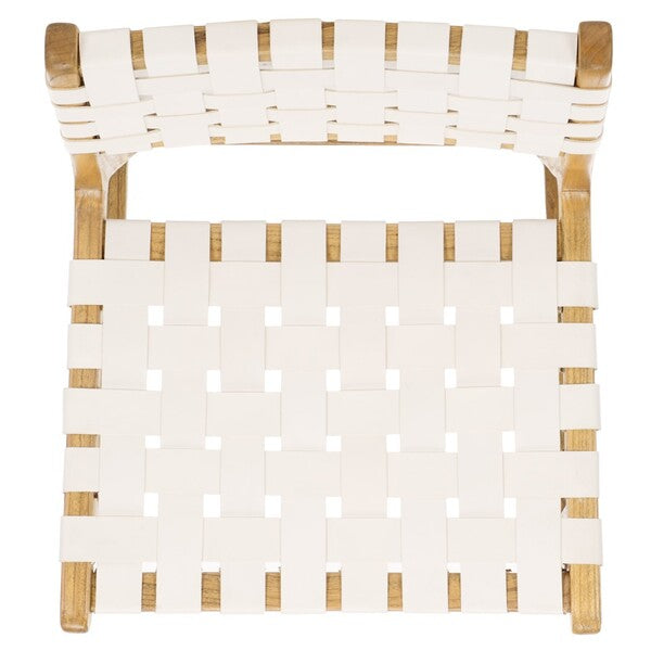 Nodo Leather Counter Stool