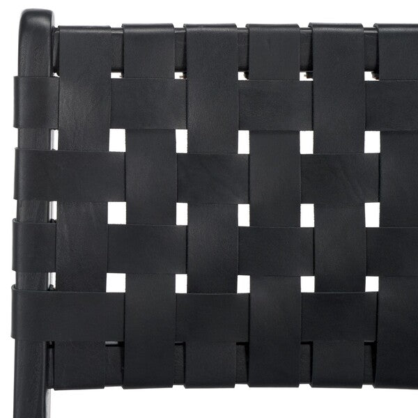 Nodo Leather Counter Stool