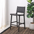 Nodo Leather Counter Stool