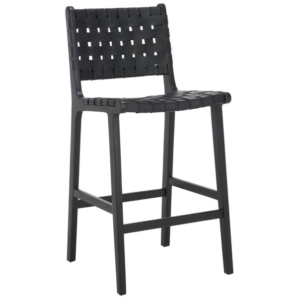 Nodo Leather Counter Stool