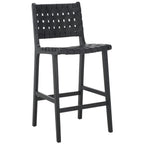 Nodo Leather Counter Stool