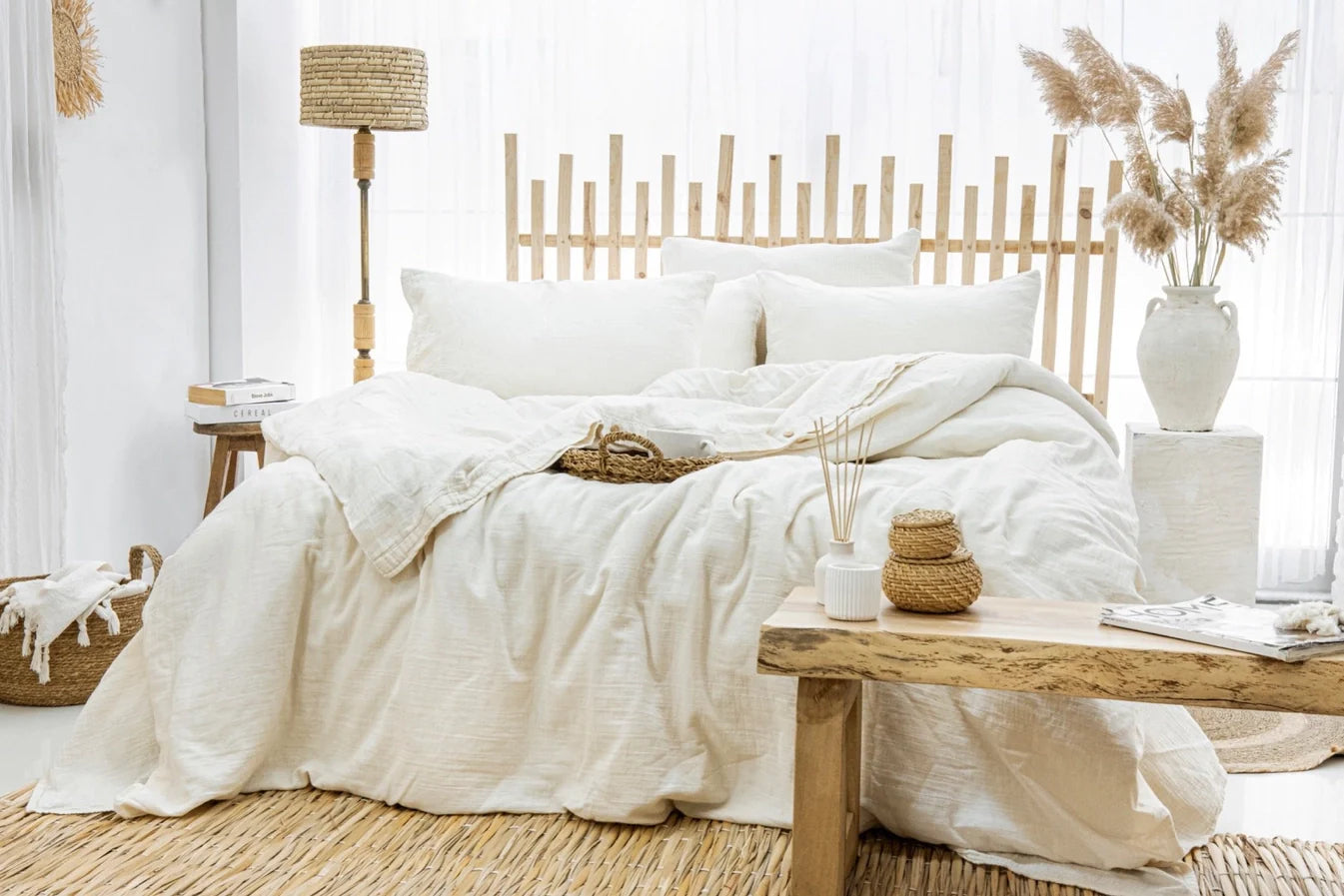 Gots Certified Organic Muslin Duvet Cover Set