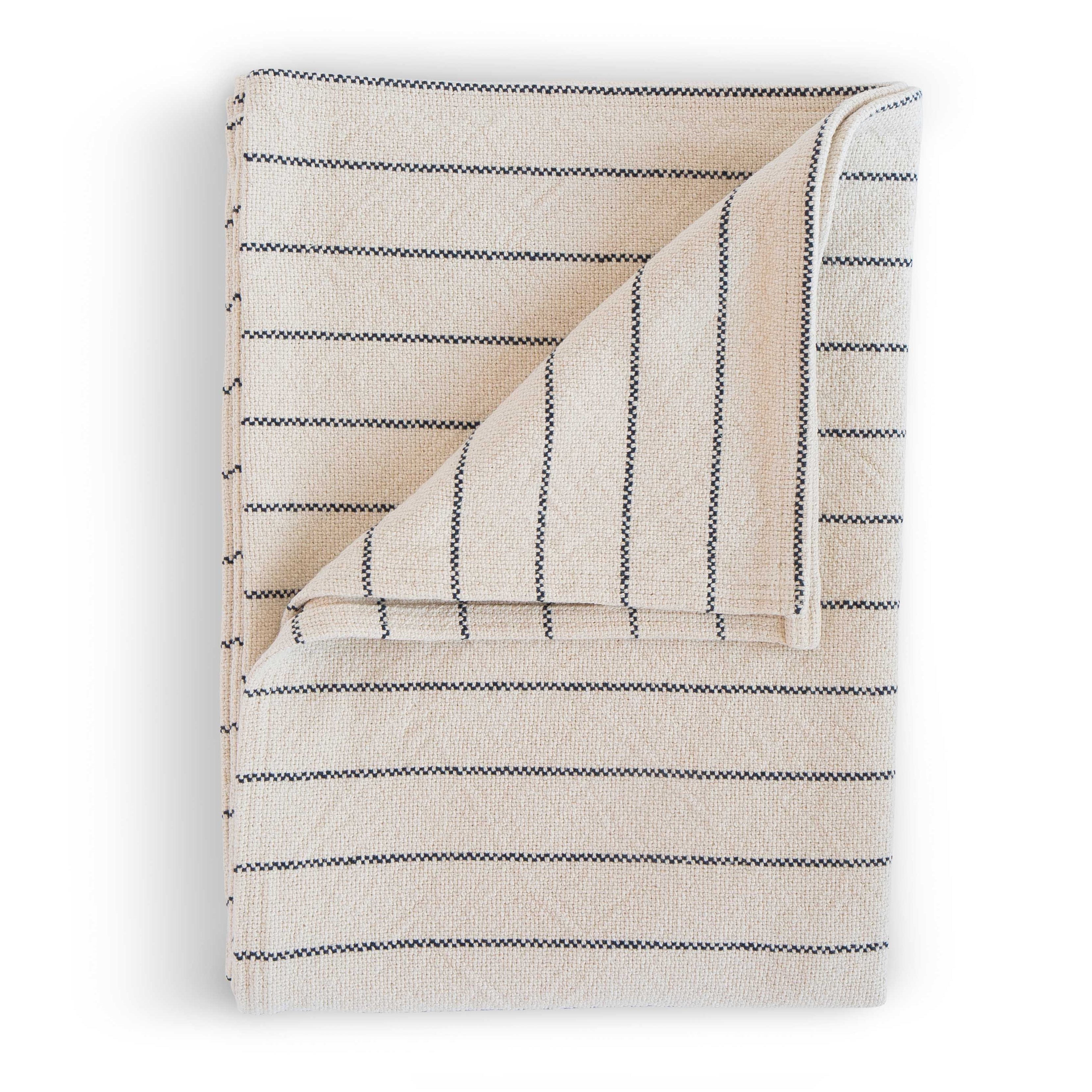 Cotton Pinstripe Throws
