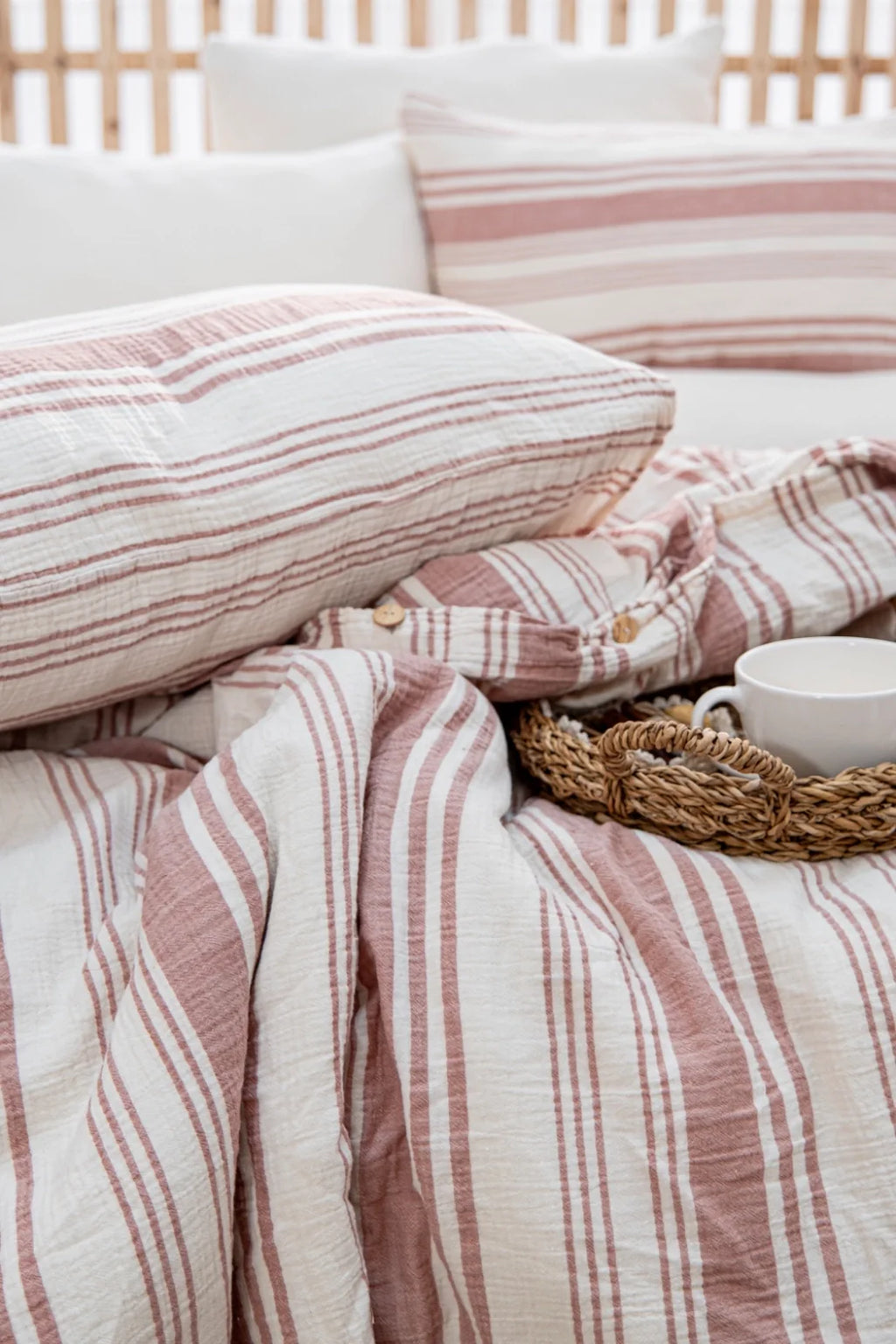 Gots Certified Organic Muslin Duvet Cover Set