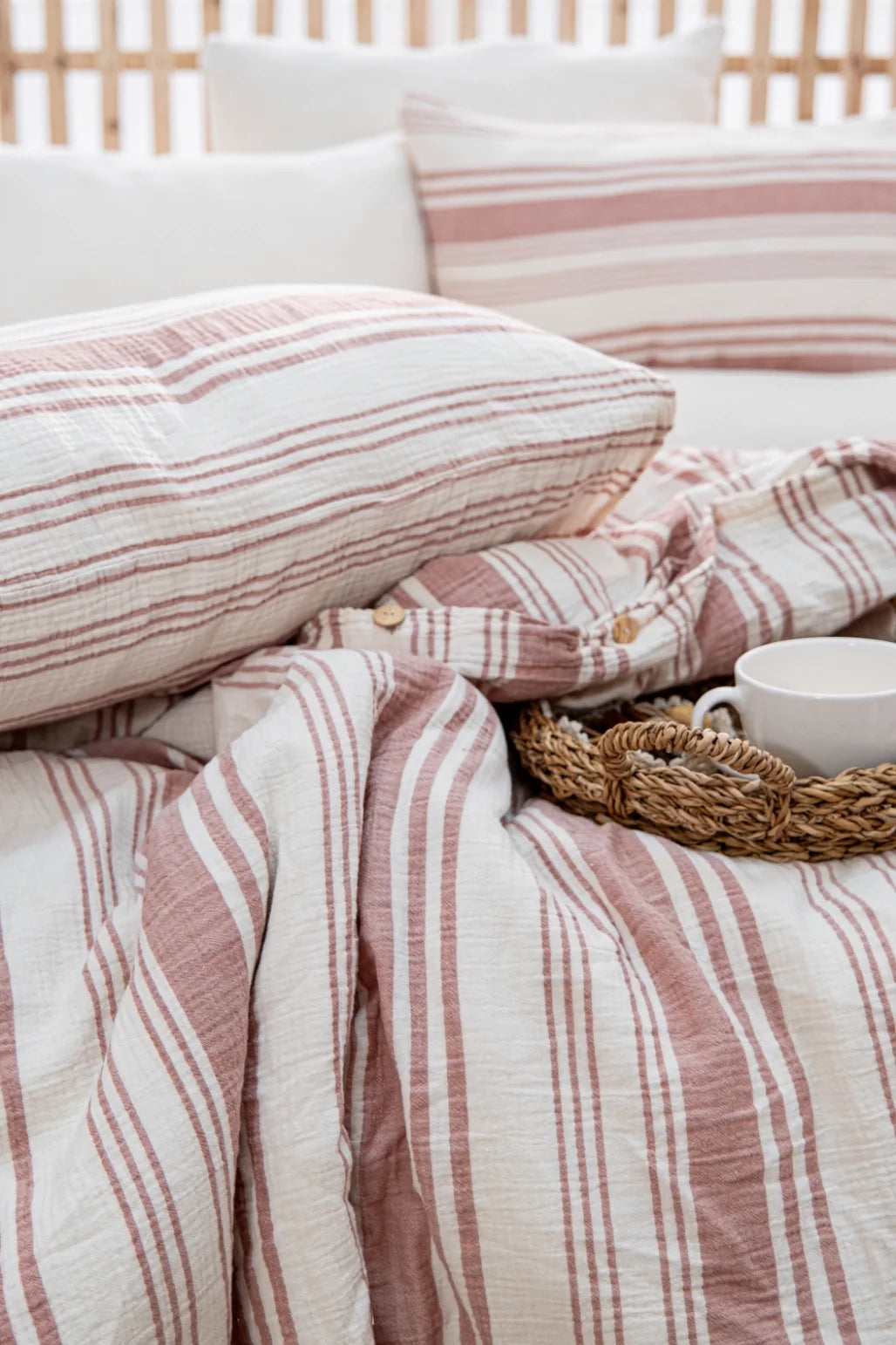 Gots Certified Organic Muslin Duvet Cover Set