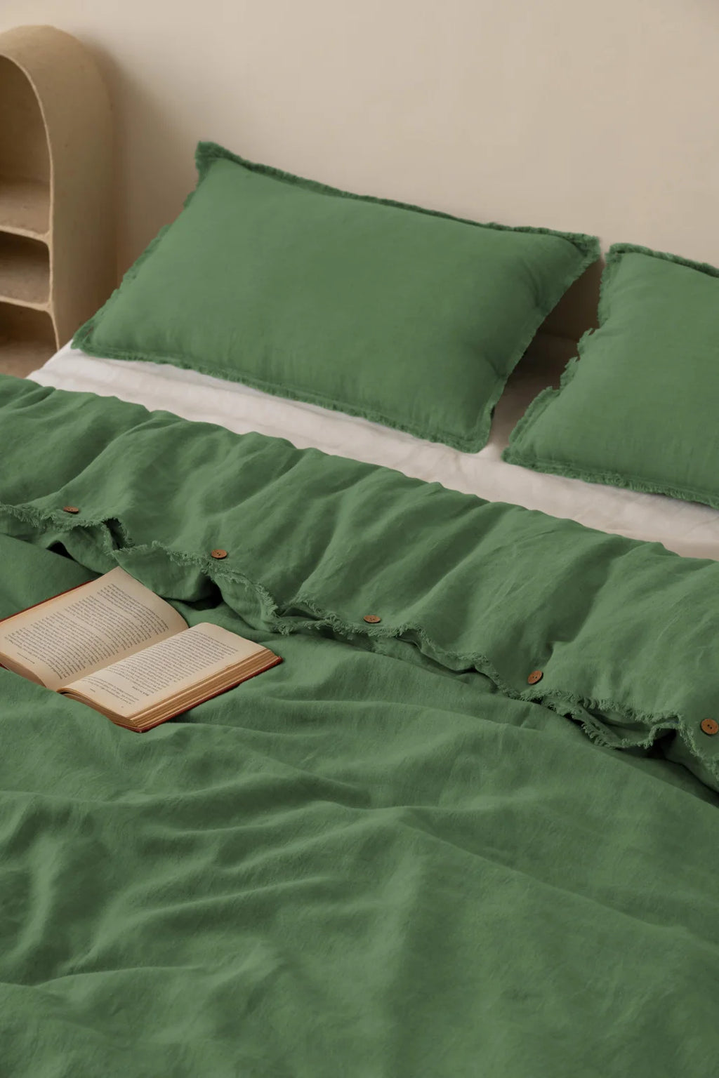 Linen Fringe Me Good Duvet Cover