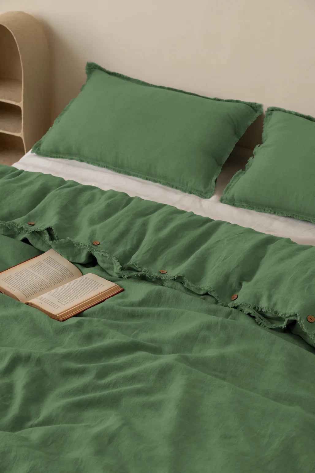 Linen Fringe Me Good Duvet Cover