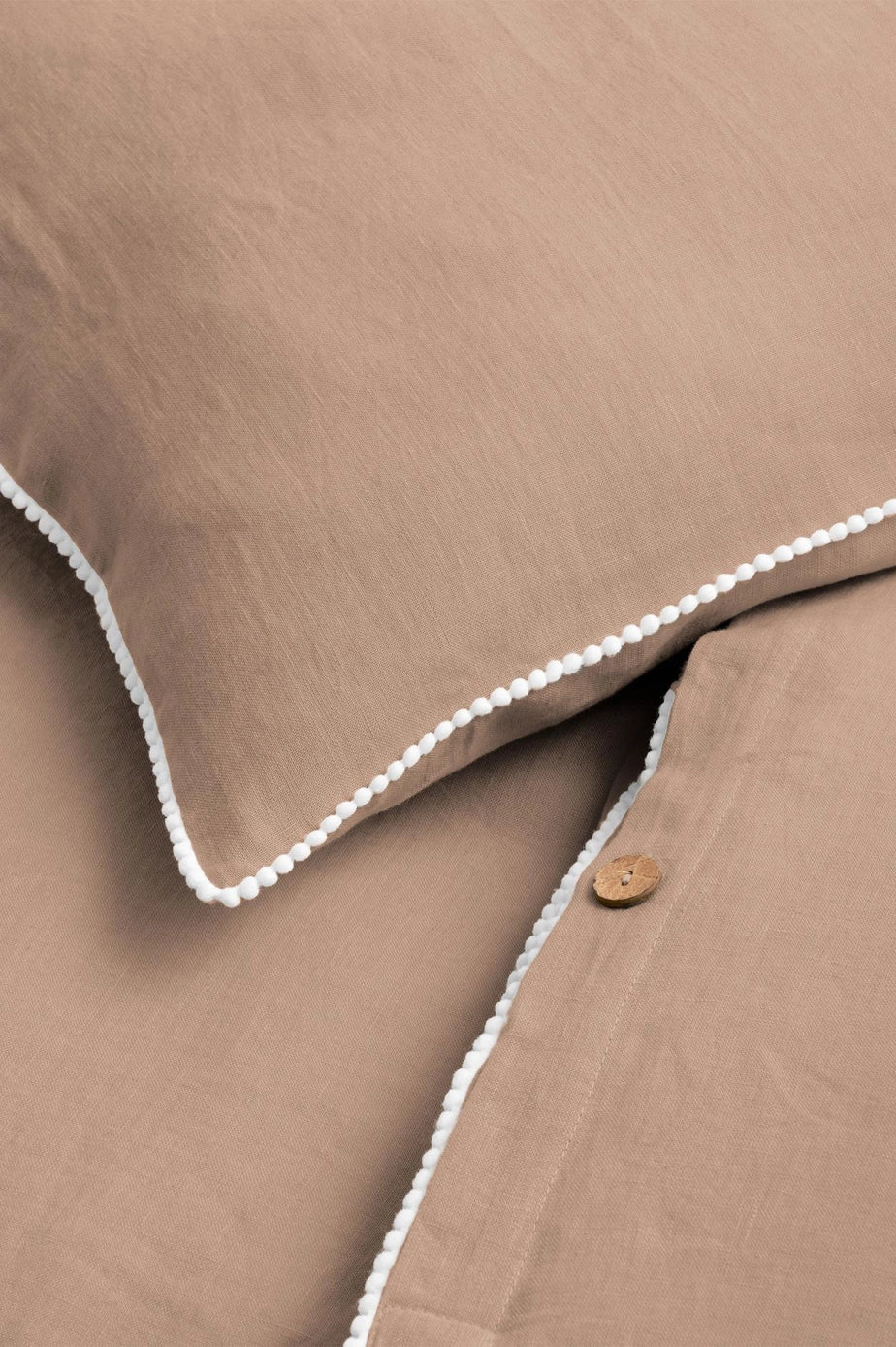 Linen Delight Lace Duvet Cover with Pillowcases