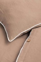 Linen Delight Lace Duvet Cover with Pillowcases