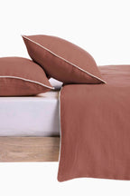 Linen Delight Lace Duvet Cover with Pillowcases