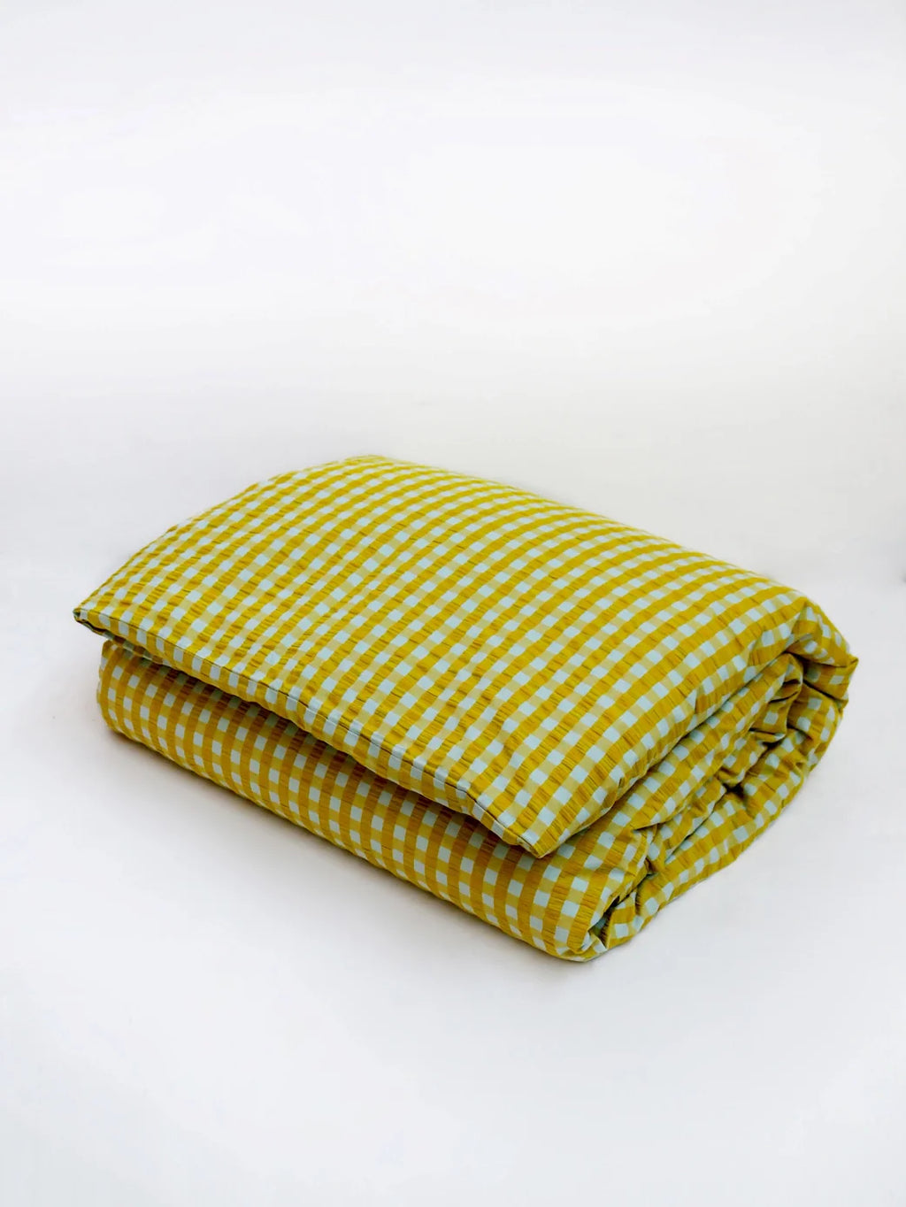 Citrus Seersucker Duvet Cover