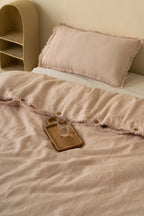 Linen Fringe Me Good Duvet Cover
