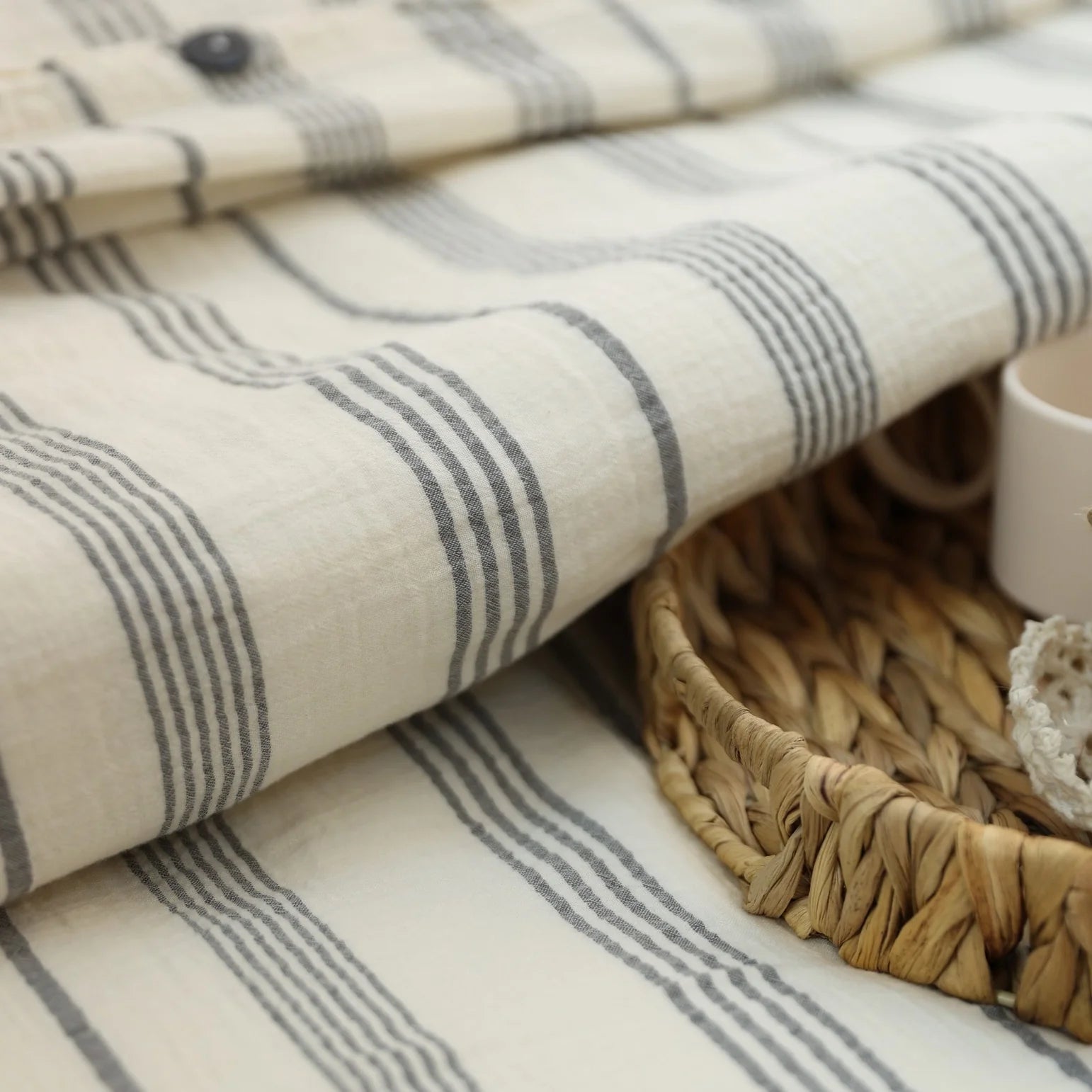 Gots Certified Organic Muslin Duvet Cover Set