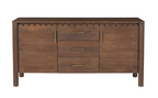 Bradbury 3 Drawer Sideboard Vintage Brown